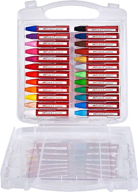 Faber Castell Blendable Oil Pastels In Durable Storage Case