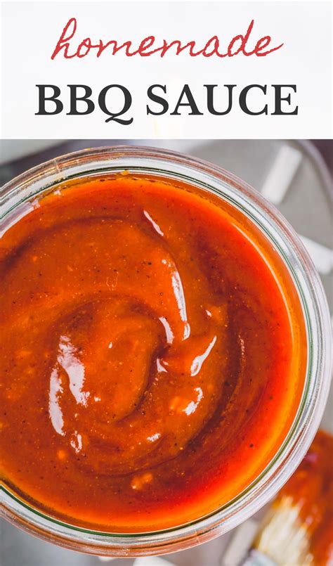 The Best Homemade Bbq Sauce Recipe Bbq Sauce Homemade Homemade Bbq