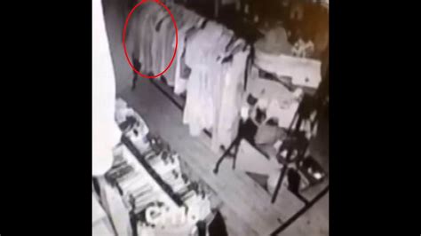 Creepy As Fck Cctv Footage Shows Ghost Wandering Around Vintage Store