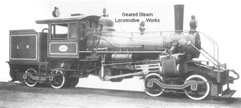 Baldwin Geared Steam Locomotives