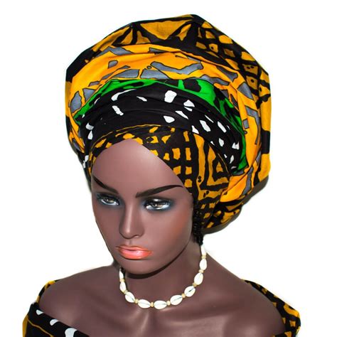 African Head Scarf African Head Wrap African Fabric Head Etsy
