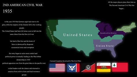 Kaiserreich The Second American Civil War Rimaginarymaps