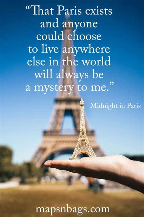 30 Inspiring Quotes About Paris That You Will Love Maps N Bags