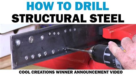 Drilling Through Structural Steel With New And Old Drill Bits Fasteners