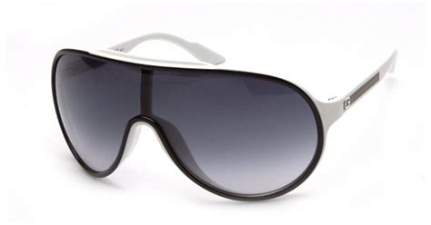 Lyst Gucci Single Lens Sunglasses In White For Men