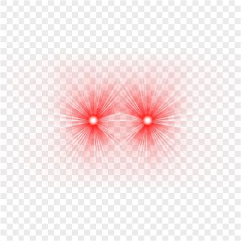 HD Red Laser Eyes Lens Flare Effect PNG Citypng