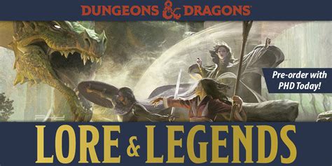 Dungeons And Dragons Lore And Legends — Penguin Random House Phd Games