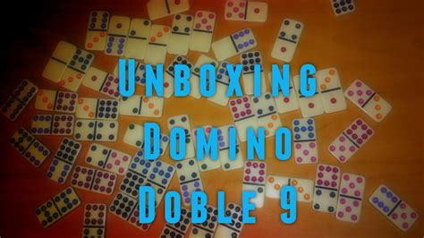 Unboxing Domino Doble 9 O Domino Cubano Youtube