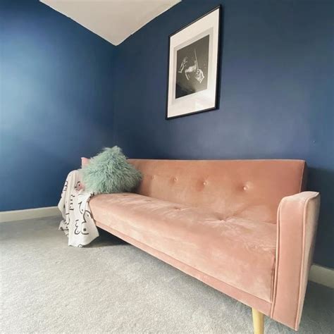 Choose from a huge range of fabric coverings Chou Click Clack Sofa Bed, Velvet Vintage Pink | MADE.com