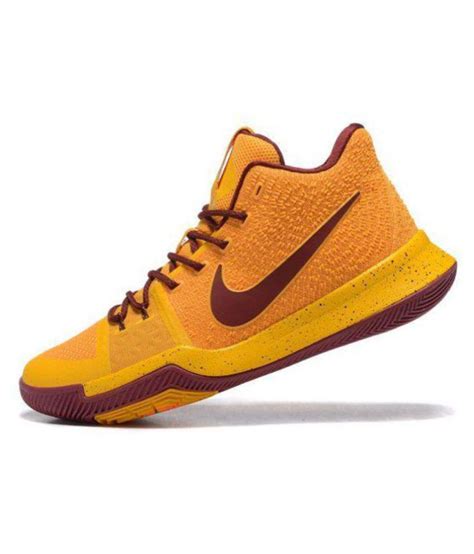 Kyrie irving's ascension in the ranks of nike basketball is no surprise. Nike KYRIE IRVING 3 Yellow Basketball Shoes - Buy Nike ...