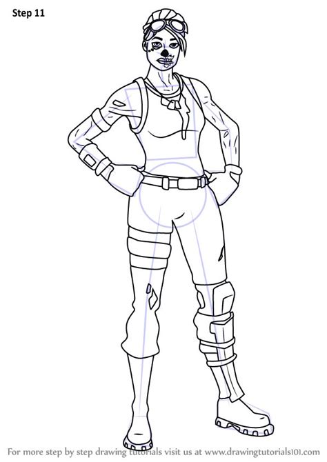 Fortnite Coloring Pages Ghoul Trooper