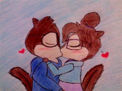 Simon And Jeanette Kiss By Ladychipette On Deviantart The Chipettes