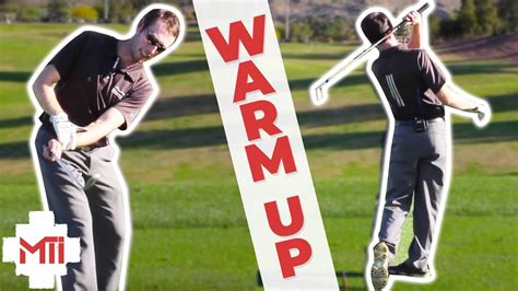 Golf Tips How To Warm Up Properly On The Range Part 1 Youtube