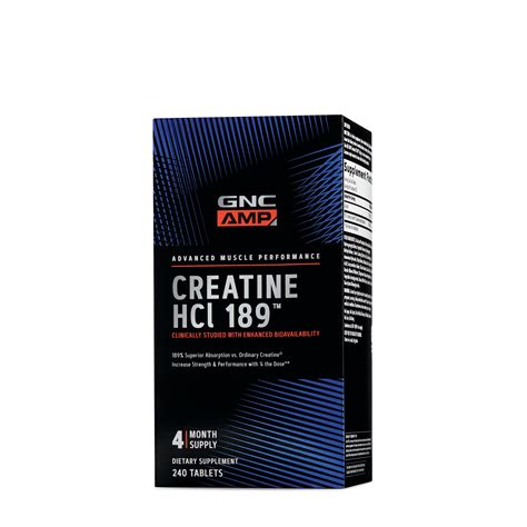 Creatine Hcl 189 Gnc