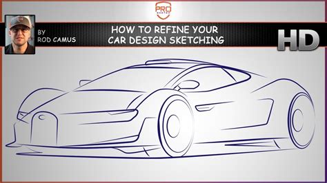 How To Refine Your Car Design Sketching Car Design Tutorial Youtube
