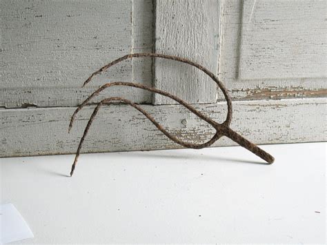 Antique Pitchfork Head 3 Tine Hay Fork Rusty Farm Tools Etsy