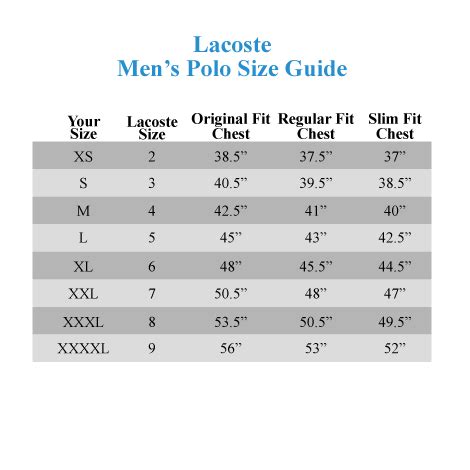 Read the guidelines below and then compare your measurements to the above size guide. lacoste t shirt measurements