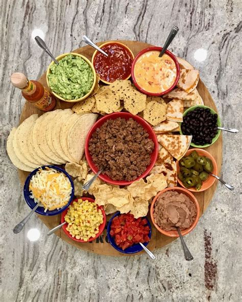 Build Your Own Taco Board And More Festive Mexican Inspired Boards Chocolate Chip Oatmeal