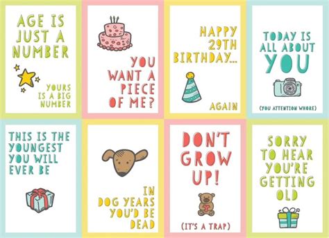 Printable Funny Birthday Cards
