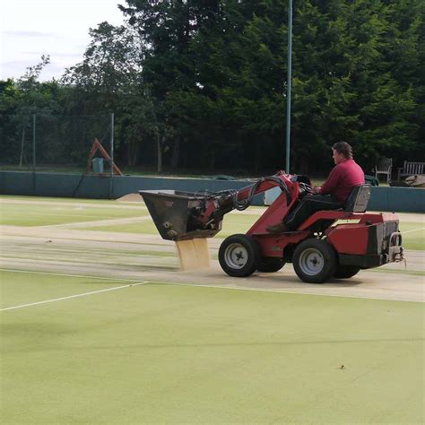 Synthetic Grass Tennis Court Maintenance Smart Sport Surfaces