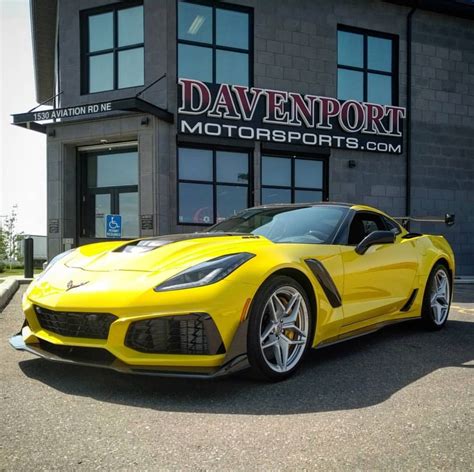 Chevrolet Corvette C7 Zr1 Painted In Racing Yellow Tintcoat Photo Taken