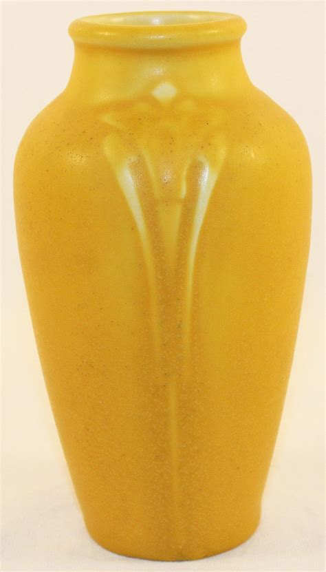 Rookwood Pottery 1921 Sunshine Yellow Vase 2110 From Just Art Pottery