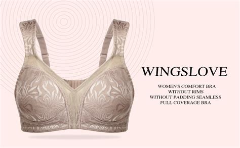 wingslove women s full cup minimizer bra wide straps non wired no padding bra comfort plus size