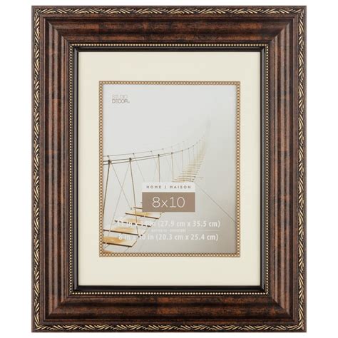 6 Pack Bronze Ornate 8 X 10 Frame With Mat Home Collection By