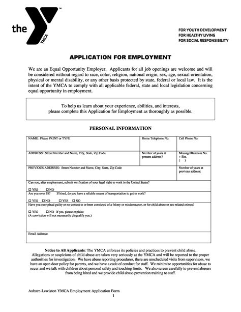 50 Free Employment / Job Application Form Templates [Printable] ᐅ