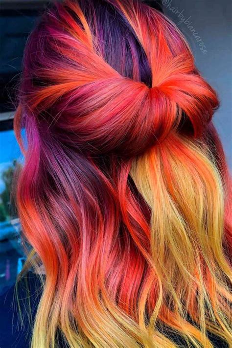 beautiful red ombre hair