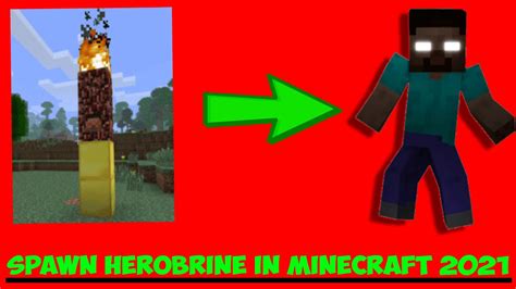 How To Spawn Herobrine In Minecraft Java Edition 2021 Youtube