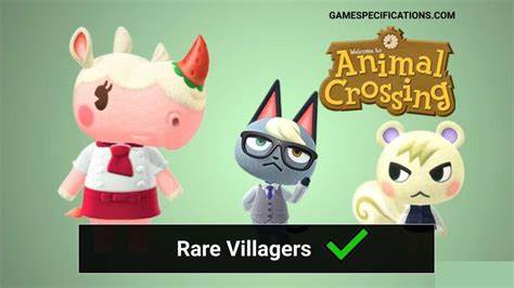 Top 20 Animal Crossing Rare Villagers And Species 2023 Game