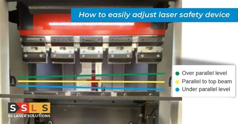 How To Easily Adjust Laser Safety Device Of Your Press Brake Ss Laser