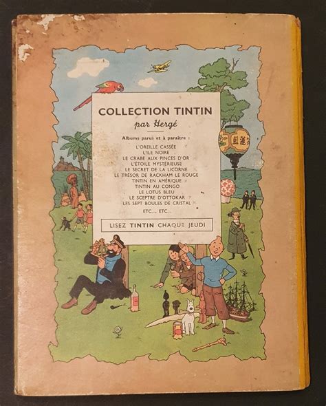 Tintin T13 Les 7 Boules De Cristal B2 C 1 Album Primera