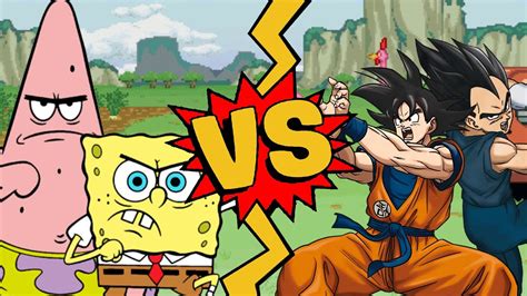 Mugen Battles Patrickspongebob Vs Gokuvegeta Spongebob