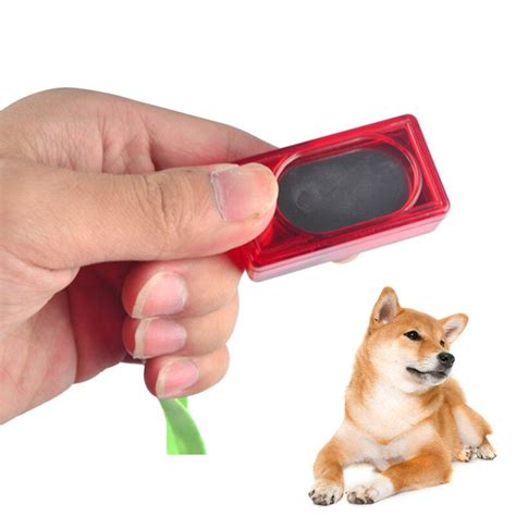 Buy Pet Training Clicker Obedience Aid Wrist Strap For