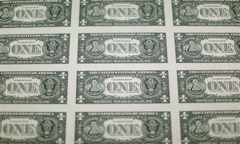 The Money Factory How A Us One Dollar Bill Is Printed