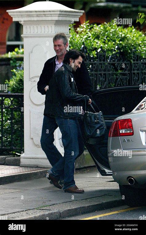 Olivier Martinez Leaving Kylie Minogues House In London Stock Photo