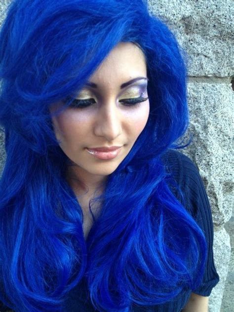 Blue Hair Color Me Crazy Pinterest My Hair Electric