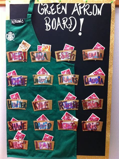 Green apron board i made for my sonoma starbucks starbucks barista apron for toddler. Starbucks DWH (@StarbucksDWH) | Twitter