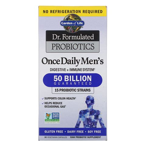 Dr Formulated Once Daily Mens Probiotics 30 Caps Healthkick