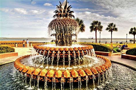 Pineapple Fountain Charleston Sc Photograph By Paul Lindner Fine Art