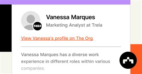 Vanessa Marques Marketing Analyst At Trela The Org