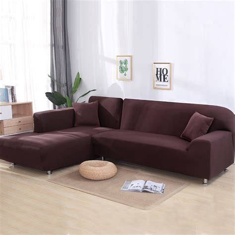 Wohnklamotte bietet dir passende sofaüberwürfe und plaids für sessel und sofa. 2Stk Sofa Überwürfe elastische Stretch Sofa Bezug für L ...