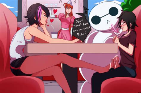 Yjayr Baymax Gogo Tomago Hiro Hamada Big Hero 6 Disney Marvel