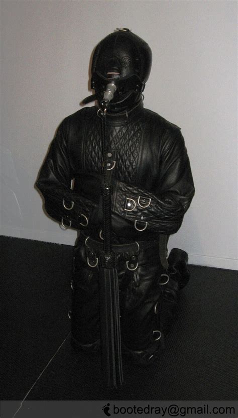 In Full Leather Bondage Gear Bootedray