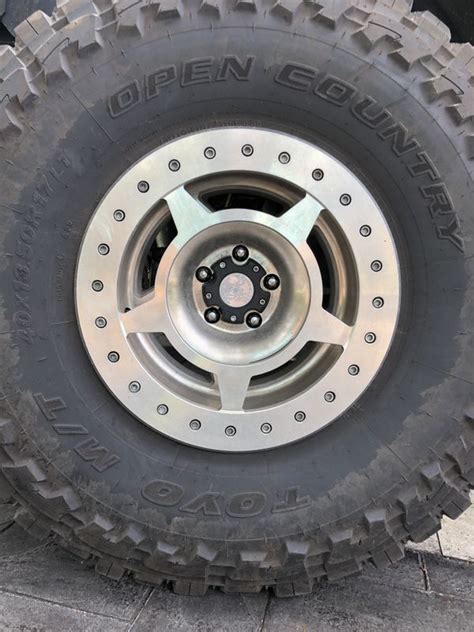 Due to the inherent variances in bead thickness between different tire models/manufacturers, the borah/crestone. Spyderlock beadlock rims wheels Jeep jk 5x5 for Sale in ...