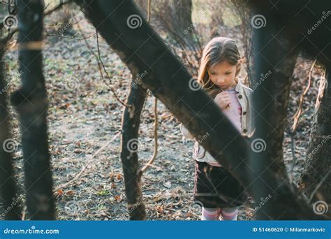 Lost Little Girl Stock Photo Image Of Nature Standing 51460620