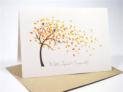 The outside of the card says deepest sympathy and the inside is left blank for you. Sympathy Card Template - 17+ Free Sample, Example Format ...