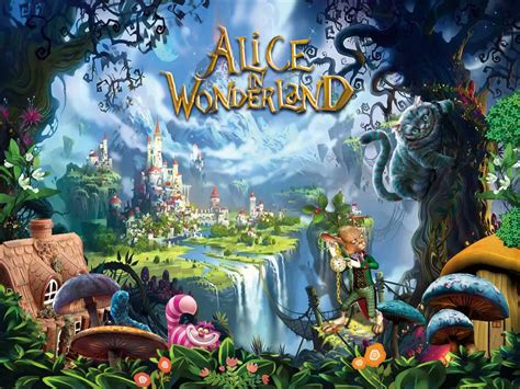 Alice In Wonderland Backdrop Fairy Tale Forest For Girl